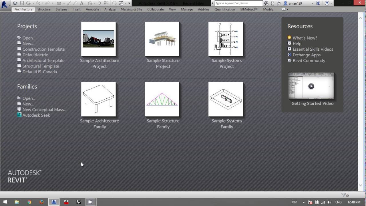 revit architecture template download